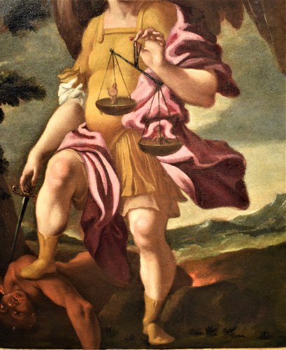 Saint Michael Archangel, Italian school end of 17th century - 